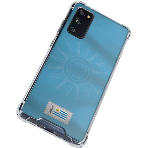 Uruguay Soccer Flag Galaxy S20 FE Clear Case